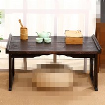 개다리소반 자개상 전통 좌상 손님 다과상 호족반 오동나무 원목 접이식 반상, C.단일 테이블 80x45x38
