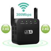 와이파이공유기 LTE라우터 무선 리피터 와이파이 리피터 300Mbps 듀얼 안테나 와이파이 부스터 와이파이 장, 02 300Mbps Black_02 미국 플러그