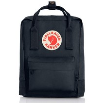 Fjallraven Kanken 세련된 디자인의 클래식 가방 워터프루프 디자인 7L/16L/20L 성인 및 어린이용 검정색