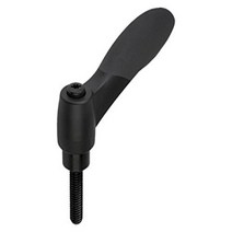 Kipp 06614-31001X55 Fiberglass Reinforced Plastic/Die-Cast Zinc Adjustable Handle with M10 External, 1