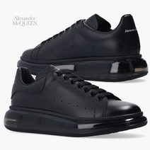 알렉산더맥퀸 23FW OVERSIZE 트랜스페어런트솔 블랙 스니커즈