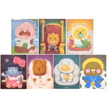 카카오 리틀프렌즈 뮤지엄 에디션 마우스 패드, 무지