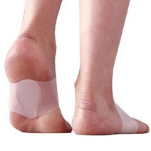 요족 발바닥 아치 무너짐 패드 보호대 양말 실내화 슬리퍼 깔창 평발교정용 발뒤꿈치통증, 화이트 2p