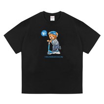 KellyDolly 브랜드 애니멀 프랜즈 6종 남자 여성 17수 면 반팔티