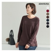[김여사] 레이지 라운드 기본 티셔츠