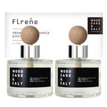 플렌느 명품 향수 니치향 디퓨저 차량용 방향제 120ml 2개입, 우드세이지앤솔트