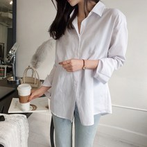 [원단굿굿] 데일리 베이직 루즈핏 오버핏 박시 기본 남방 옥스포드 셔츠