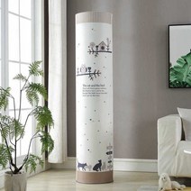 라운드 스탠딩 에어컨 커버 청소 먼지 세척 커버 방수 보호 funda aire acondicionado 외관, 좋은, 원형 190 x 38cm