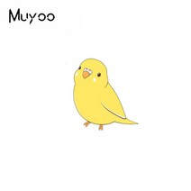 브로치 패션 뚱뚱한 Catoon 재미있는 Caique 앵무새 귀여운 새 공예 폭시 아크릴 옷 깃 핀 배지