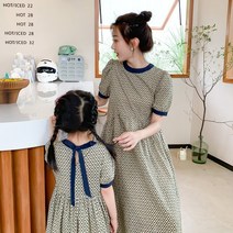 엄마와딸 커플 원피스 바캉스룩 커플룩 데일리룩