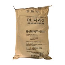 용산화학 DL-사과산 25kg 국산 DL-Malick Acid, DL-사과산25kg