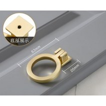 방문손잡이 터닝도어 히든도어 중문 가구 아연 합금 골드 캐비닛 당김 문 손잡이 침대 옆 테이블 서랍 가, 03 2219