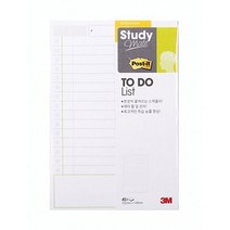 3M)포스트-잇 스터디메이트(투두리스트-660) M327806