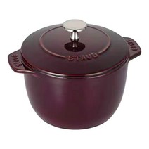 staub 스타우브 미니 라이스 꼬꼬떼 주물냄비 고메 무쇠 밥솥 16CM 트러플화이트, 16cm 와인 레드