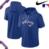 [미국정품] 나이키 MLB 토론토 블루제이스 Springer Short Sleeve 팀 Pullover Hoodie - Royal 894563