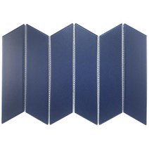 중앙데코 뉴 헤링본 타일(287x205mm), 1장, 다크블루무광