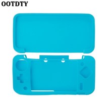 OOTDTY 실리콘 보호 스킨 케이스 커버 닌텐도 닌텐도 2DS XL LL 2DSXL 2dsll, 옵션선택개, 파란