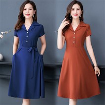 녕동 캐주얼 하객룩 블라우스 여성 여름원피스 롱원피스 빅사이즈 50대 엄마옷 +사은품