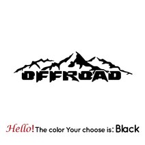 호환용 오프로드 픽업 그래픽 데칼 닷지 토요타 Hilux Maxus Isuzu Dmax GWM Cannon Mitsubishi, 1.Black - L 100cmX26cm