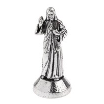 shangren 금속 거룩한 예수 모델 동상 장식 마그네틱 베이스, 합금, 실버 5cm