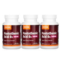 자로우 판토텐산 B5 재로우 판토텐산 칼슘 500mg 베지캡슐 100정 비건, 3개