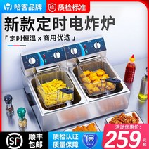 영업용튀김기 윤식당 편의점 업소용 전기 2구 튀김기, [가스 모델] 평행봉 - 프라이 + 프라이