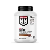 머슬밀크 Gainer 단백질 파우더 보충제 초콜렛 바나나 쿠키 WPH 2.27kg