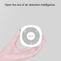 미세먼지측정기 실내공기질 산소농도 이산화탄소 경보기 공기 품질 테스터 전화 APP 포름 알데히드 이산화, 한개옵션0