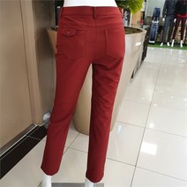 [임페리얼] 가을에 딱 입기 좋은 버건디 컬러의 여성 골프바지 PPZ7302 인천논현