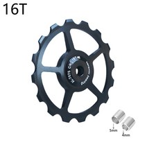 자전거 쟈키 휠 변속기 1017T Wheel MTB Ceramic Bearing Jockey Pulley Road Bike Bicycle Rear Derailleur Dial Gu, CHINA, Black16T