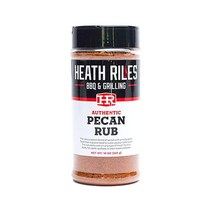 Heath Riles BBQ 피칸 Rub 시즈닝 피트마스터 레시피 셰이커 스파이스 믹스 10oz, 수량