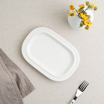 시라쿠스 메이플 레스토랑 예쁜그릇 피클접시, 1P, 화이트