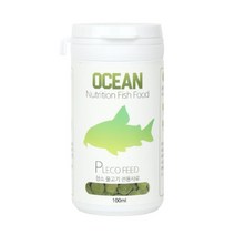 오션 플레코 청소물고기 전용 사료 100ml (코리 사료)