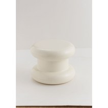 카르텔 필라스트로 스툴 의자 사이드 테이블 벤치, 아이보리 S