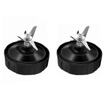 뉴트리 닌자 블렌더 추출기 블레이드 자동 IQ Bl682-30 Bl642-30위한 2PCS 7 지느러미 닌자 블렌더 블레이드 교체 부품, 보여진 바와 같이, 하나