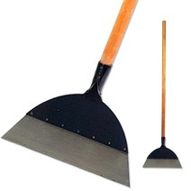 넉가래 (제설도구 용품 눈청소 눈삽 바퀴넉가래 빗자루), 빙판제거기38cm