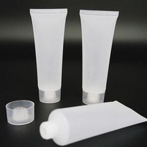 휴대용 핸드크림 튜브 공병 50ml 치약 화장품 클렌징폼 폼클렌징 소분통 튜브형 케이스 샘플통 리필공병 여행용 미니 샘플 용기