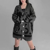 레오파드 가디건 호피 루즈핏 니트 18