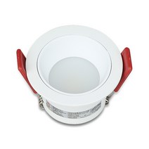 에코 어반 2인치 5W 매입등 다운라이트 플리커프리 DC 타입 깊은 오목한 통 딥 인테리어, 전구색(노란색) X 1개
