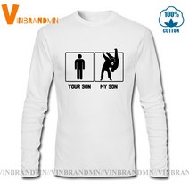 주짓수 바이탈 도복 BJJ Jiu Tee Father Pride Tops JUDO T-Shirt Funny Printed My Son Your T 셔츠 남성
