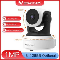펫캠 강아지 CCTV 홈캠 Vstarcam무선 Wifi IP 카메라 실내 720P 감시 보안 자동 추적 HD 야간 투시경 베이비 모니터 애완동물 캠, C7824WIP Camera+EU 플러그