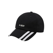 [국내매장] 널디 버티컬 라인 볼 캡 블랙