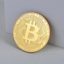 골드 도금 Bitcoin 코인 소장용 선물 Casascius 비트 BTC 컬렉션 물리적 기념 50 개, 01 Gold
