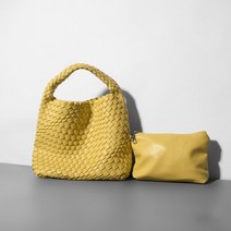 여성토트백 품질 밀접하게 손으로 짠 호보 핸드백과 여성 지갑 토트 가죽 디자이너 어깨 버킷 가방