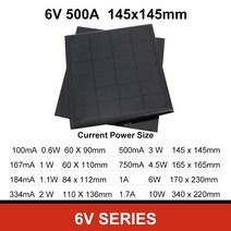 중국 광전지 태양 패널 3v 6V 1a 10w 야외 미니 12v 소형, 07 3V 0.45W 5PCS
