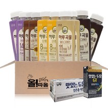 올따옴) 하루곡물 선식 (미숫가루2+단호박2+멀티2+퍼플2+블랙2)+GT 검은콩깨칼슘두유 24입, 1개