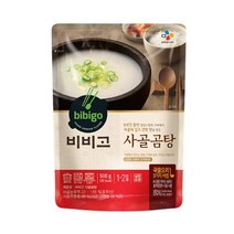 CJ더마켓 간편식 즉석식품 국레시피 탑티어 비비고 사골곰탕 국 탕 찌개 밀키트 500G, 10개