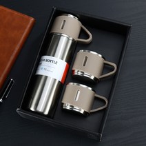 스테인레스 텀블러 송년회 집들이 기념일 생일 선물세트, 커피세트  500ml