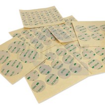 3M 9495LE PET 초강력 투명 폼 양면테이프 원형 8409ea, 예쁜동그라미 35mm 9개입, 1개