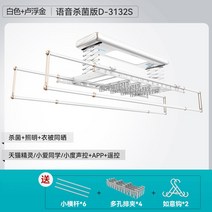 【신상】굿 아줌마 전동 빨래건조대 발코니 리모컨 승강 자동 가정용 스마트, 대, 06 【D-3132S】옷이 함께 말려+살균 조